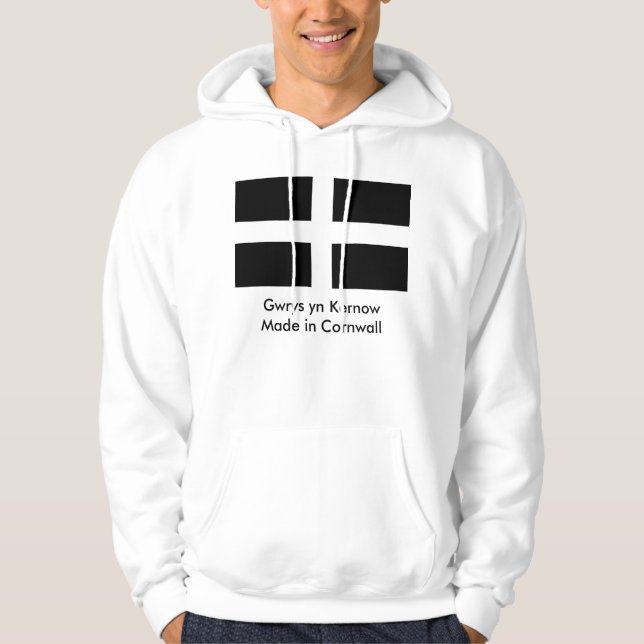 Gwrys yn Kernow Made in Cornwall Hoodie (Front)
