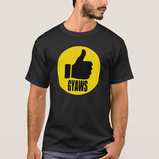 GYAWS 2016 Yellow Circle Thumbs Up T-Shirt (Front)