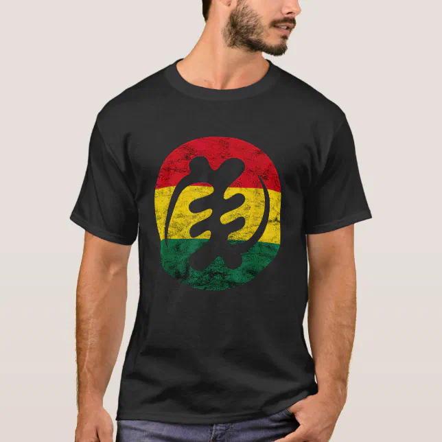 Ghana Flag T Shirt Gye Nyame Adinkra Symbol Ghana Flag T Shirt Gye Nyame Adinkra Symbol