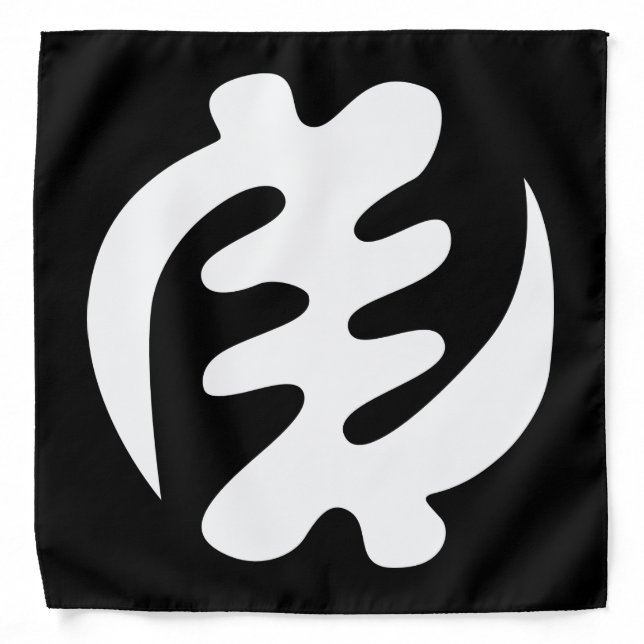 Gye Nyame | God is Supreme Adinkra Symbol Bandana (Front)