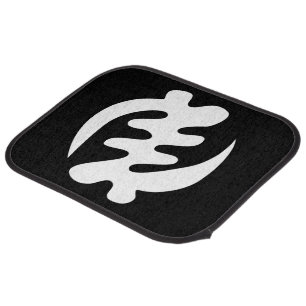 Gye Nyame God is Supreme Adinkra Symbol Car Floor Mat