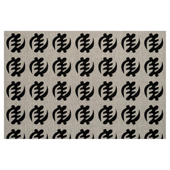 Gye Nyame | God is Supreme Adinkra Symbol Fabric (Fat Quarter)
