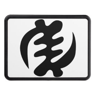 Gye Nyame God is Supreme Adinkra Symbol Hitch Cover