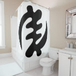 Gye Nyame | God is Supreme Adinkra Symbol Shower Curtain