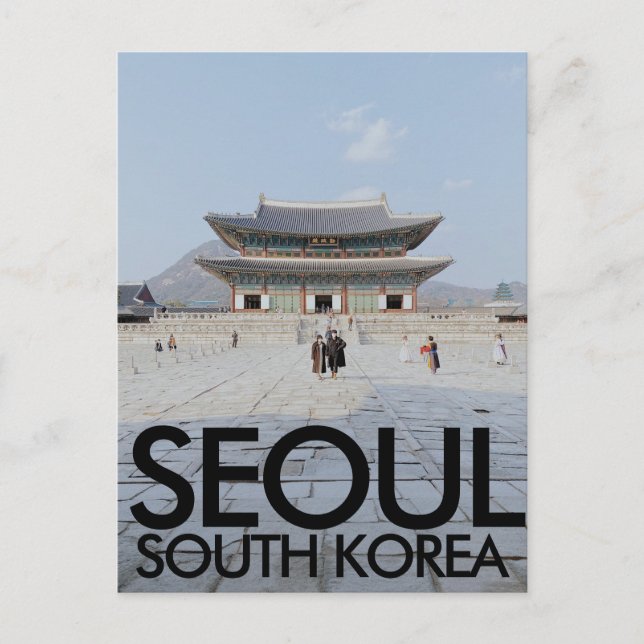 Gyeongbokgung Palace, Jongno-gu Seoul, South Korea Postcard (Front)