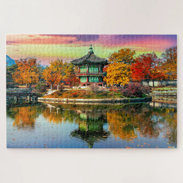 Gyeongbokgung Palace South Korea Jigsaw Puzzle | Zazzle