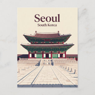 Gyeongbokgung Palace South Korea Postcard