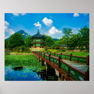Gyeongbokgung Palace, South Korea Poster