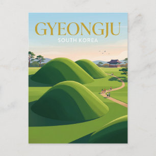 Gyeongju Historic Areas South Korea Postcard