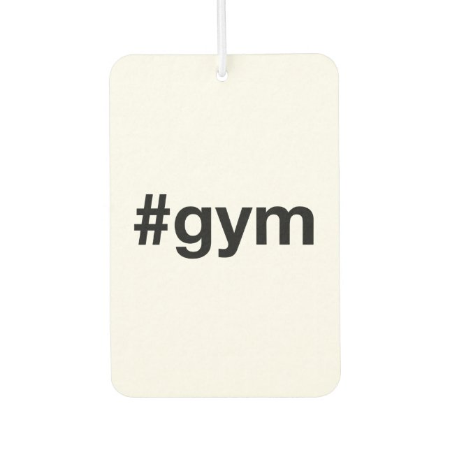 Gym Air Freshener (Front)