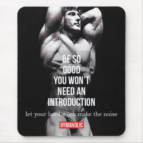 Gym and Fitness Motivation _ Bodybuilding Lifting Mouse Pad