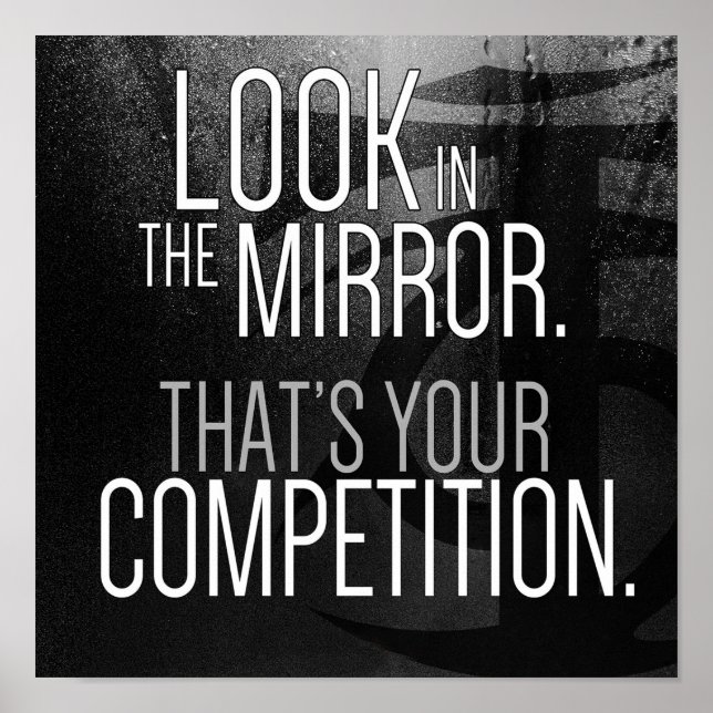 Gym and Success Motivational Poster (Front)