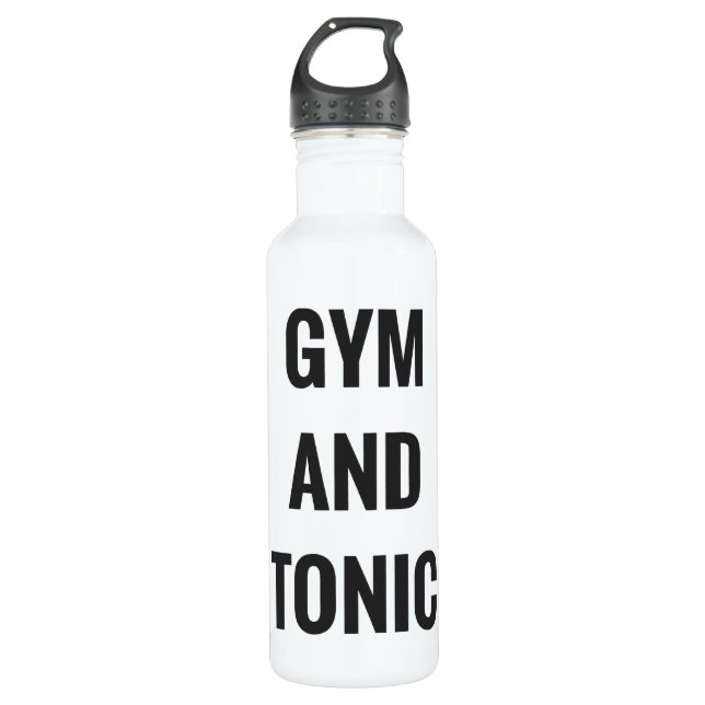 GYM AND TONIC - HYDRATE WATER BOTTLE (Front)