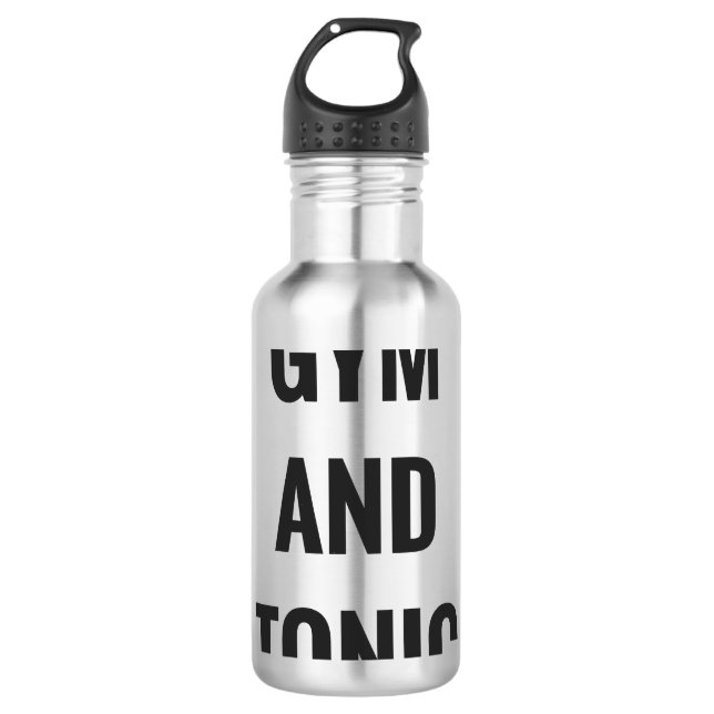 GYM AND TONIC - HYDRATE WATER BOTTLE (Front)