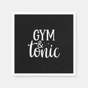 gym and tonic napkins