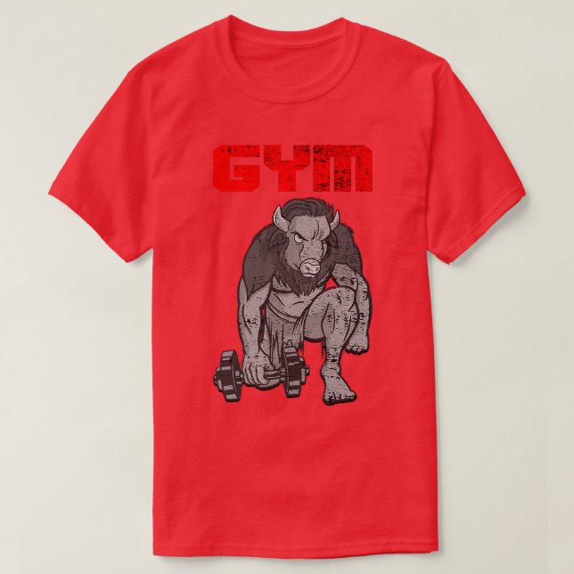 Gym Athletes Bodybuilder Motivation Fitness T-Shirt (Design Front)