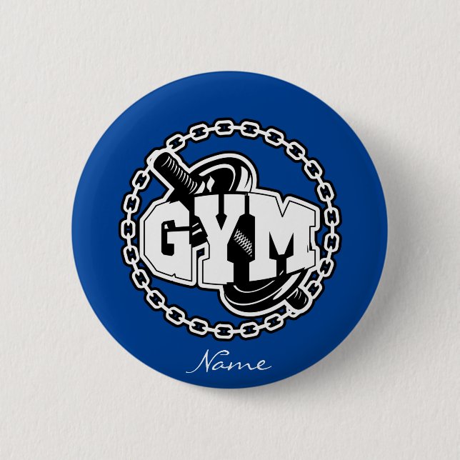 Gym Barbell Logo Thunder_Cove Button (Front)