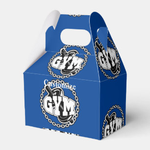 Gym Barbell Logo Thunder_Cove Favor Boxes