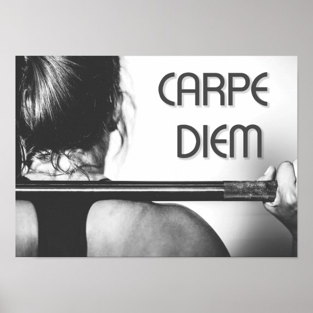 Gym Bodybuilding Fitness Motivational Poster (Front)