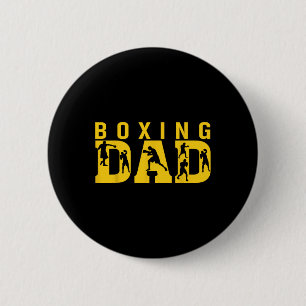 Gym Boxer Love Dad Boxing Lover Training Box Playe Button