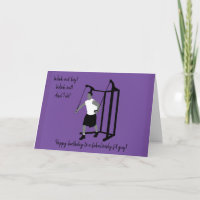 Gym Boy Birthday Card