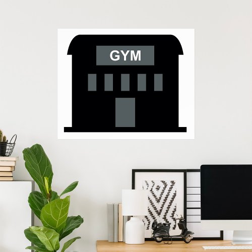 Gym Building Poster