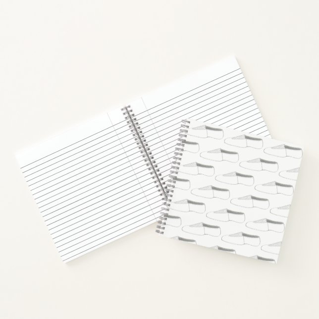 Gym Coach Dance Teacher Acro Acrobatics Shoe Notebook (Inside)