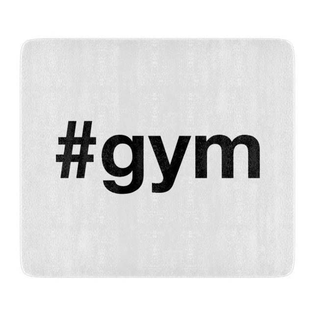 Gym Cutting Board (Front)