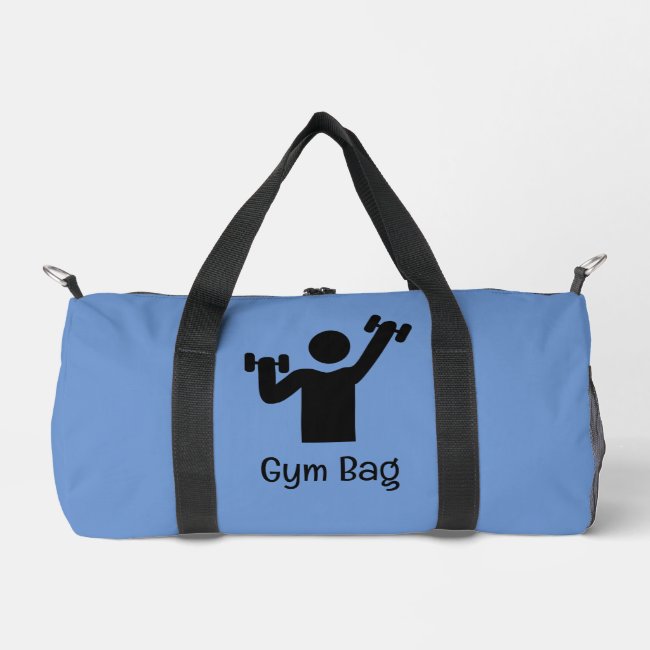 Gym Exercise Fitness Design Duffel Bag