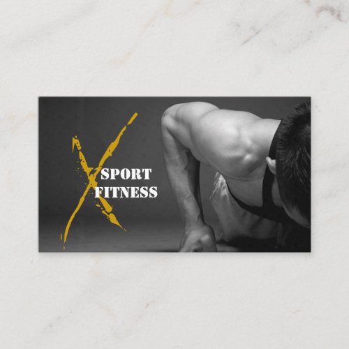 Gym Fitness Business Card