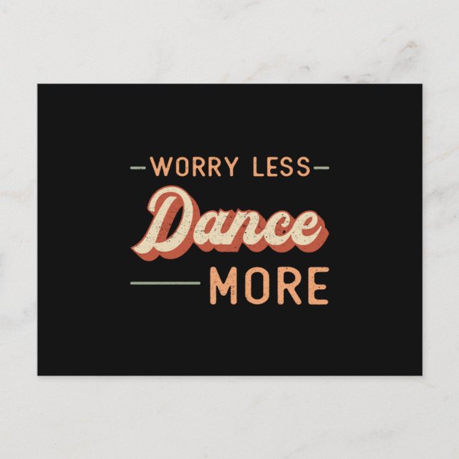 Gym Fitness Dancing Dance Workout Sport Gift Idea Postcard (Front)