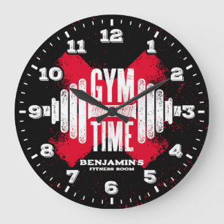Gym Fitness Room Personalized Wall Clock