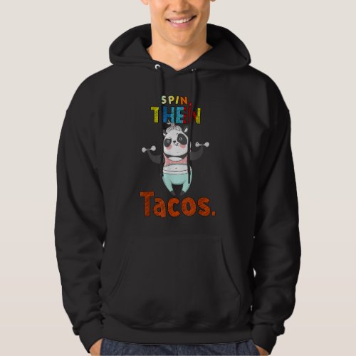 Gym Fitness Then Tacos Later Sarcastic Funny  Hoodie