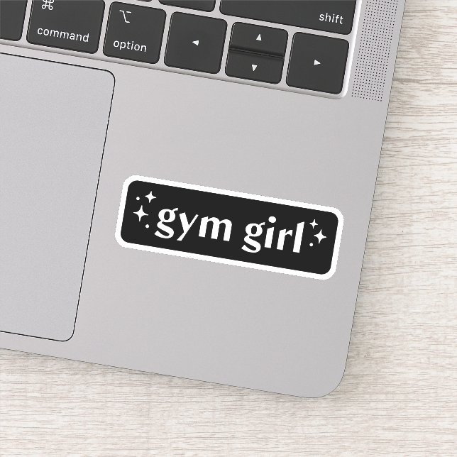 Gym girl aesthetic sticker (Detail)