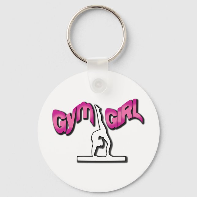 Gym Girl Apparel Keychain (Front)