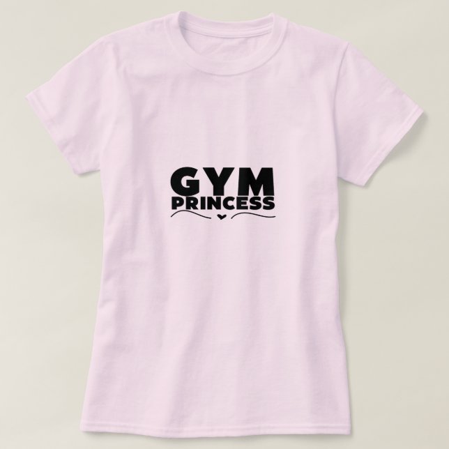 gym girl T-Shirt (Design Front)
