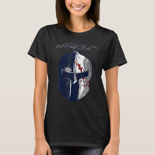 Gym Gladiator Sparta Workout Spartans Helmet Greec T-Shirt