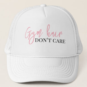 Gym Hair Don't Care Gym Baseball Cap