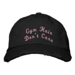 &quot;gym Hair Don&#39;t Care&quot; Hat at Zazzle