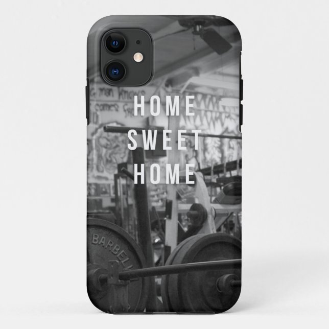 Gym - Home Sweet Home - Barbell - Workout Case-Mate iPhone Case (Back)