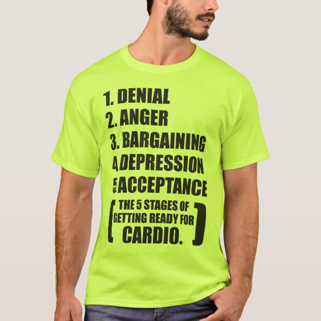 Gym Humor - Cardio T-Shirt (Front)