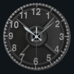 Gym Iron Weight Clock<br><div class="desc">Gym clock featuring a weightlifting barbell weight. Personalize the text to make a great gift for your gym, athletic program, personal training business or more. Or, make a fun custom gift for someone. This is a great gift for athletes, trainers, coaches, sports programs and more. However, it can also be...</div>