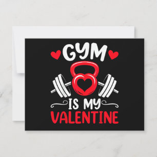 Gym Is My Valentine Heart Fitness Workout Valentin Save The Date