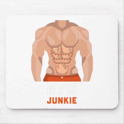 Gym Junkie Mouse Pad