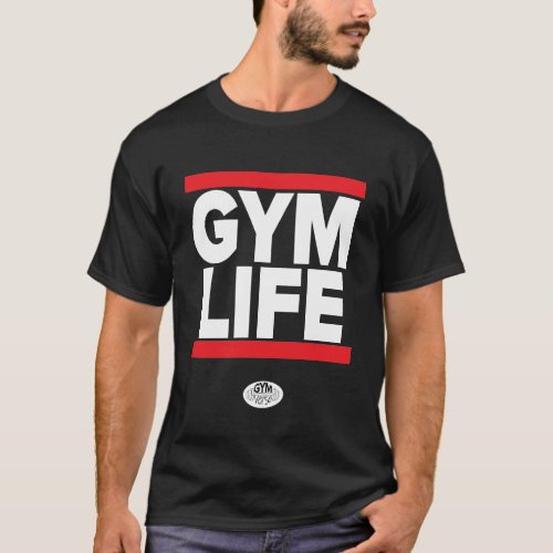 Gym LIFE Funny DARK Workout T_Shirt