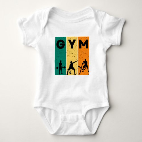 Gym Lover Baby Bodysuit
