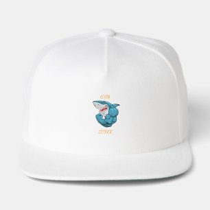 Gym Lover Shark – Funny Fitness Shark Design Snap Back Hat