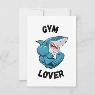 Gym Lover Thank You Card