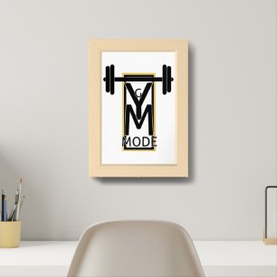 Gym mode wall art