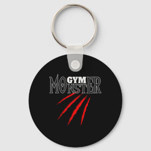 Gym Monster Sport Bodybuilding Weight Training Gym Keychain
